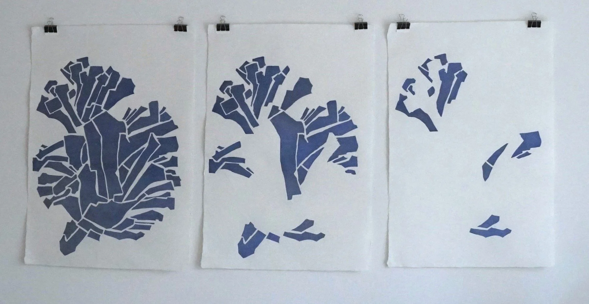  je 95x64 cm Japanpapier 