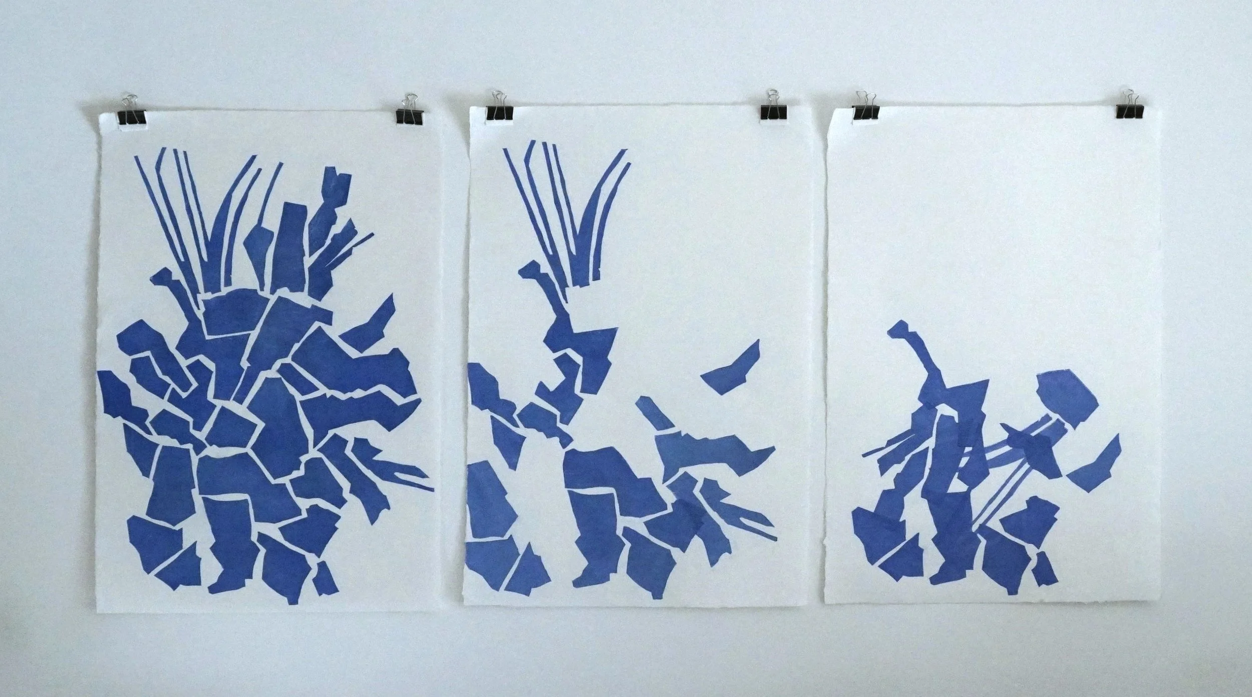  je 95x64 cm Japanpapier 