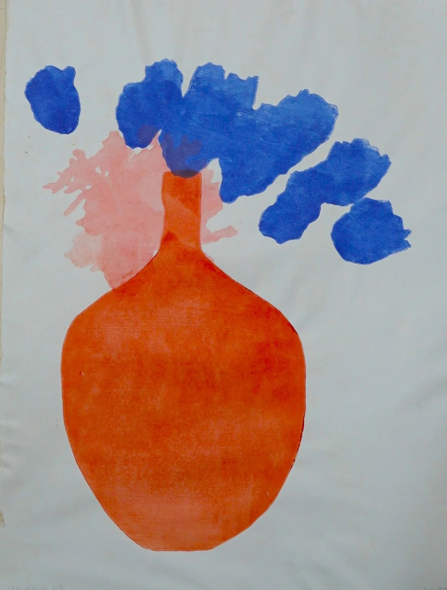  asiatischer Holzschnitt auf Japanpapier, 97×67cm , 2025 