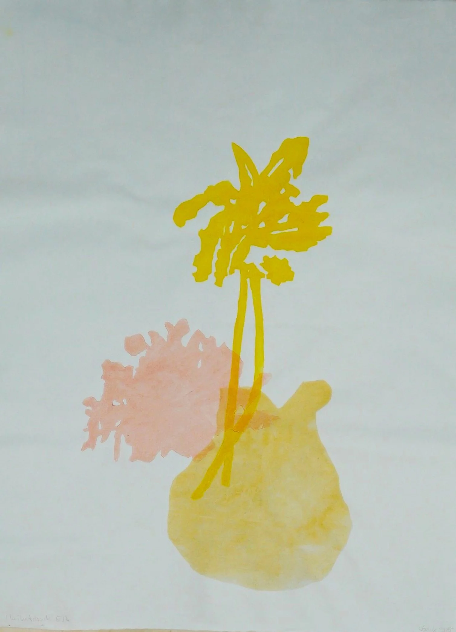  asiatischer Holzschnitt auf Japanpapier, 97×67cm , 2025 