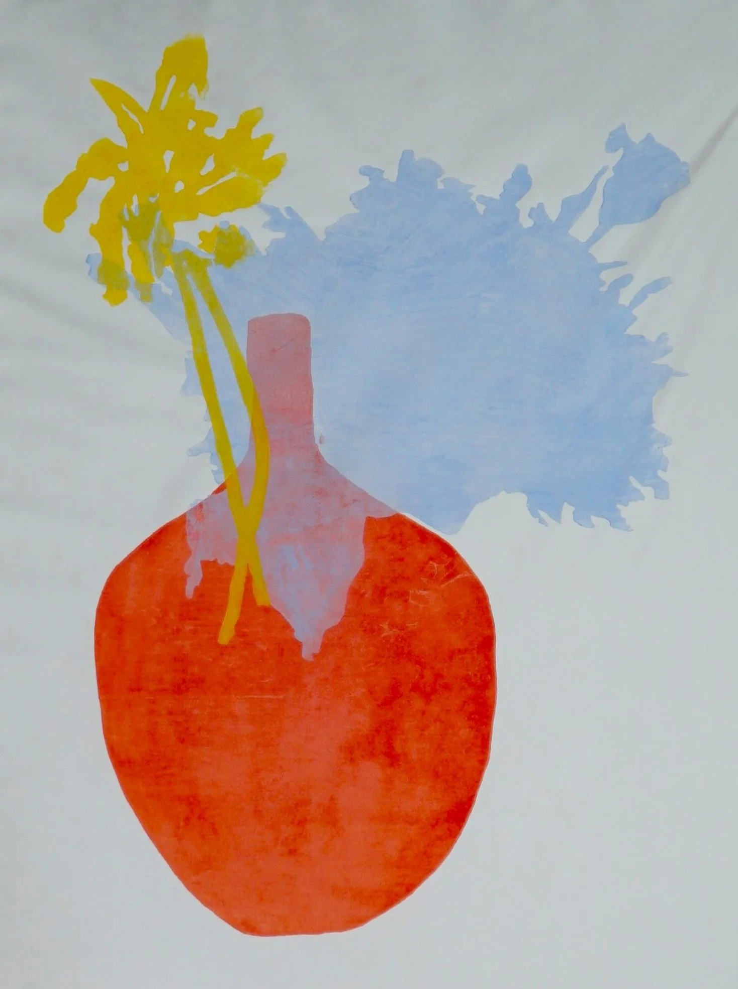  asiatischer Holzschnitt auf Japanpapier, 97×67cm , 2025 