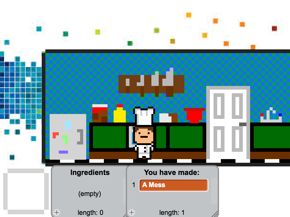 "Sugar Chef", created in Scratch by Adam age 13