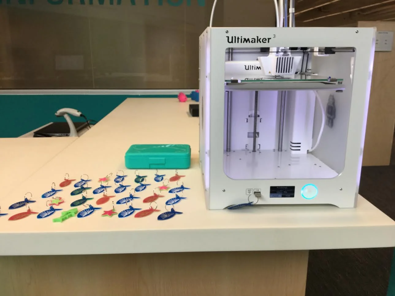 Promotional prototypes for Prince George’s County Memorial Library System. Created in Tinkercad and Sculptris, printed on Ultimaker 3.