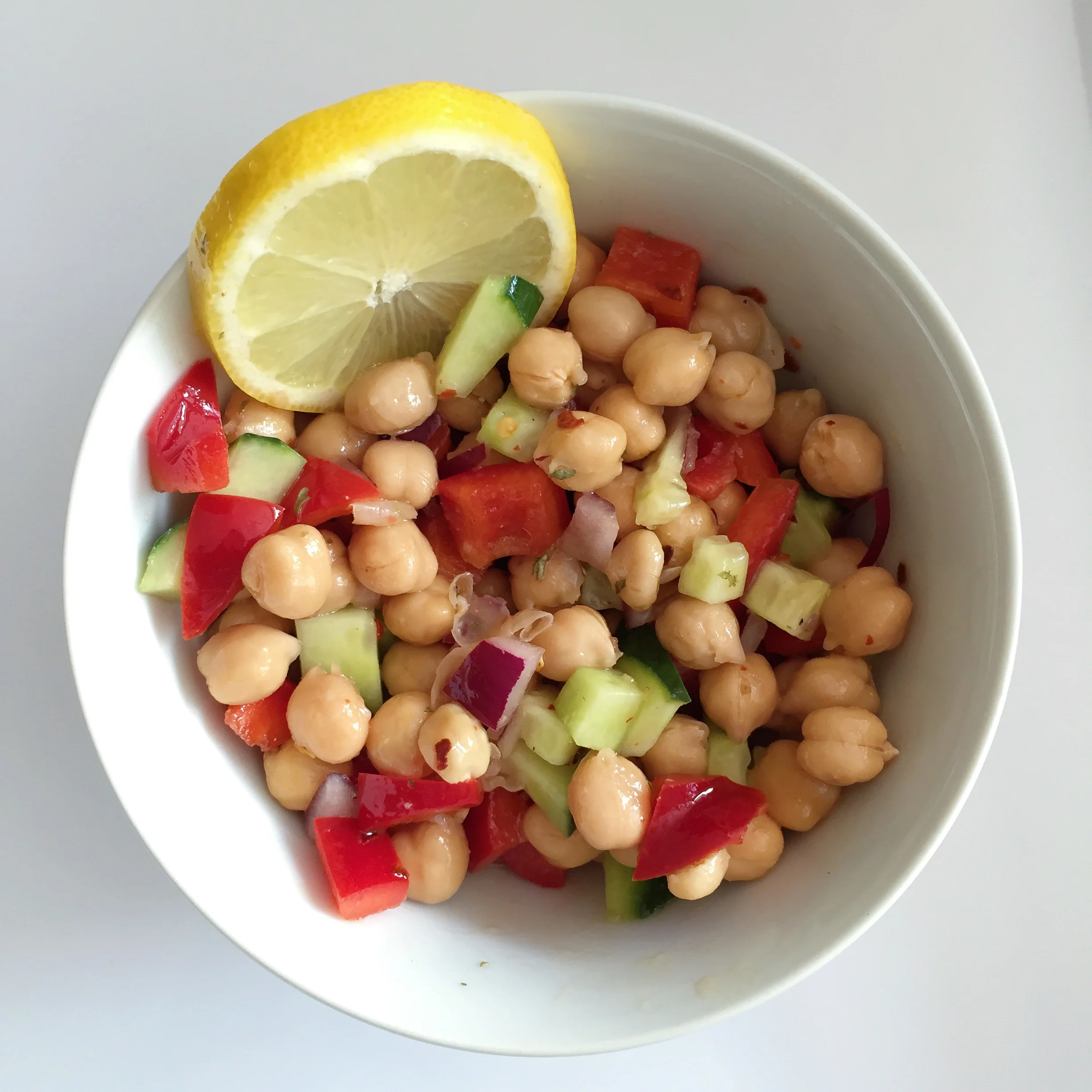 Mediterranean Chick Pea Salad