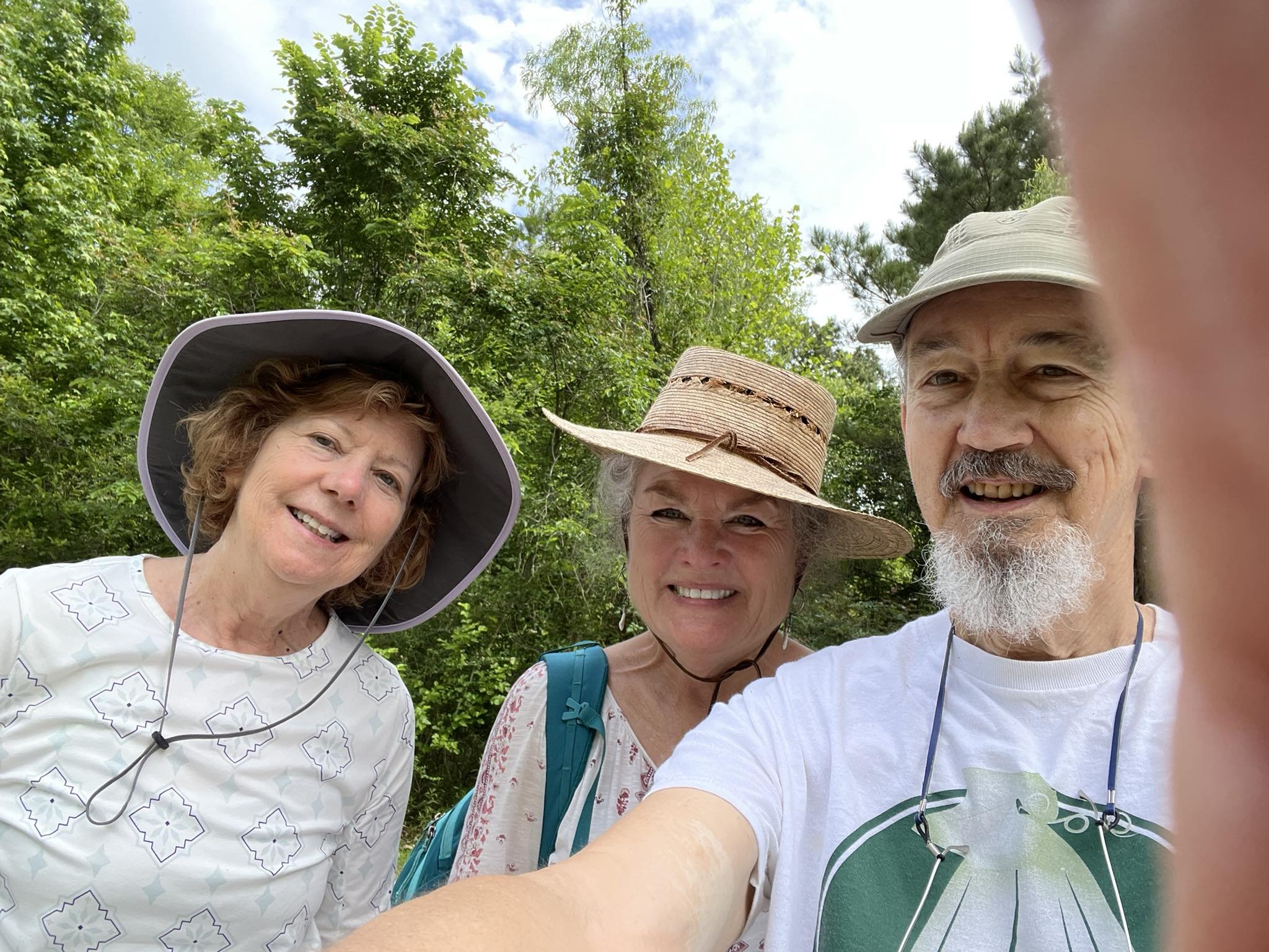 Master Naturalist selfie at a hike at BREC Blackwater Conservation Area.