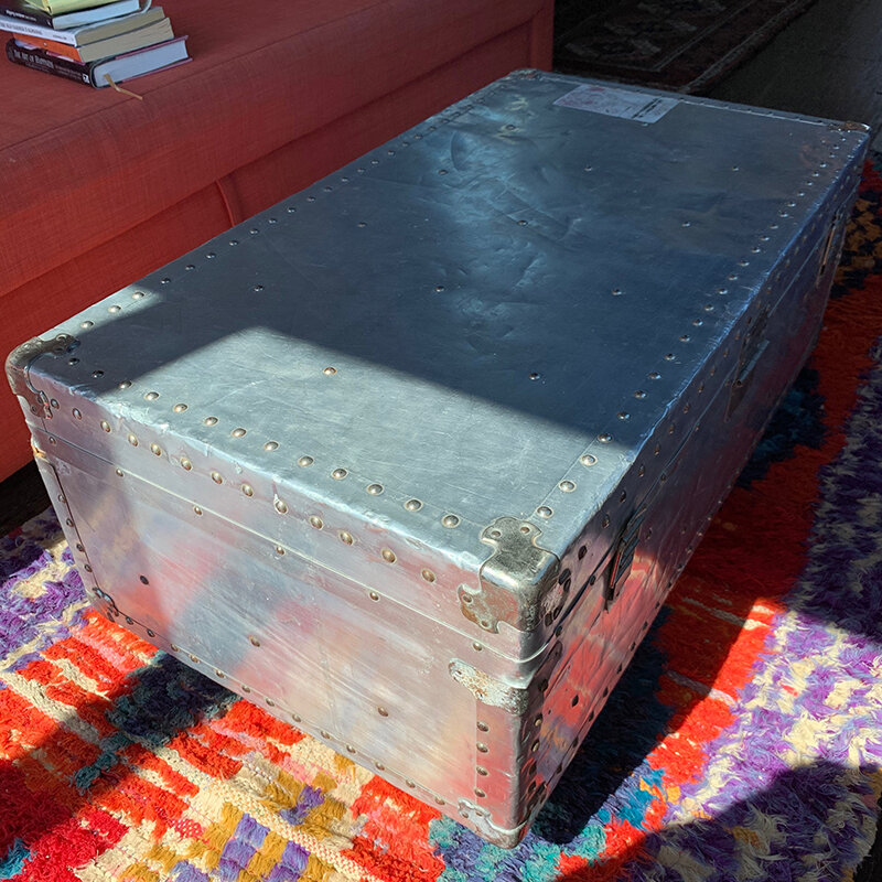 FLOPHOUZE SHIPPING CONTAINER HOTEL -Travel Trunk Coffee Table