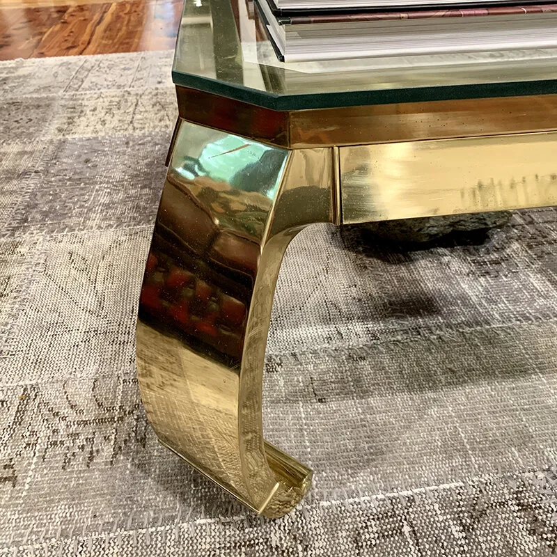 Hollywood Regency Brass coffee Table 2.jpg