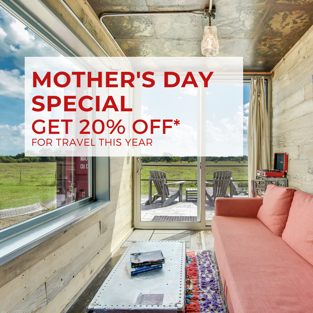 Make mom's day with a visit to FlopHouze this year! 💌 Book a one or two-night stay at any of our FlopHouze properties and get 
𝟚𝟘% 𝕆𝔽𝔽*‼️ Tap link in bio to book. 🔗 Use promo code &lsquo;momsforfh&rsquo; when you book direct. ​​​​​​​​

This aw