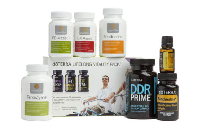 CLEANSE AND RESTORE ENROLLMENT KIT PRICE: $245 Wholesale ($326.67 Retail) PRODUCTS: doTERRA Lifelong Vitality Pack® , Zendocrine® Softgels , Zendocrine Complex , DigestZen TerraZyme® , GX Assist® , PB Assist®+ , DDR Prime® Softgels , Lemon essential oil. This is doTERRA’s answer to minimizing toxic load comes in the form of a 30-day renewing cleanse. It consists of a series of innovative products that work with your inherent cleansing processes, when combined with a healthy diet, the renewing cleanse works to maximize the health and efficiency of your vital cleansing organs so that you can minimize toxic load naturally and maintain the results long-term.
