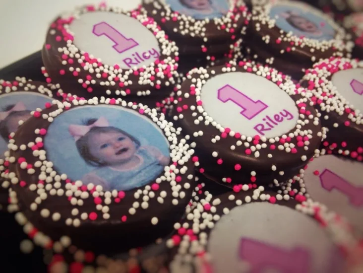 "First Birthday" Oreos