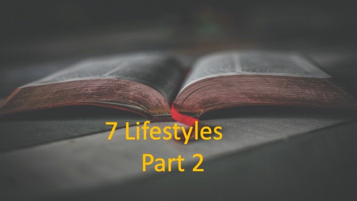 Gary Skinner 11/01/2020 7 Lifestyles Part 2