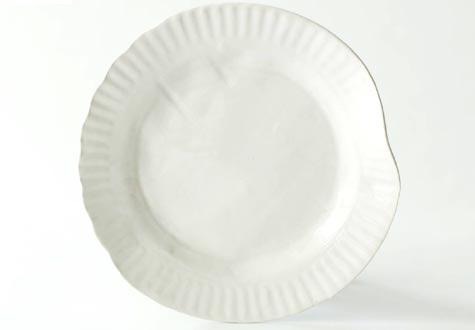 Porcelain Paper Plate, White