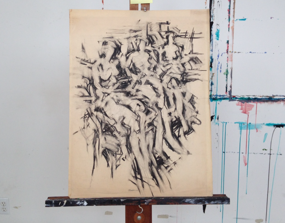 Two Seated Figures