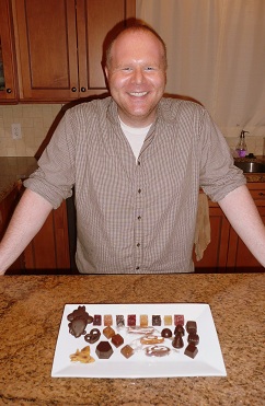 Jeremy and his delicious Spindler Confections creations!