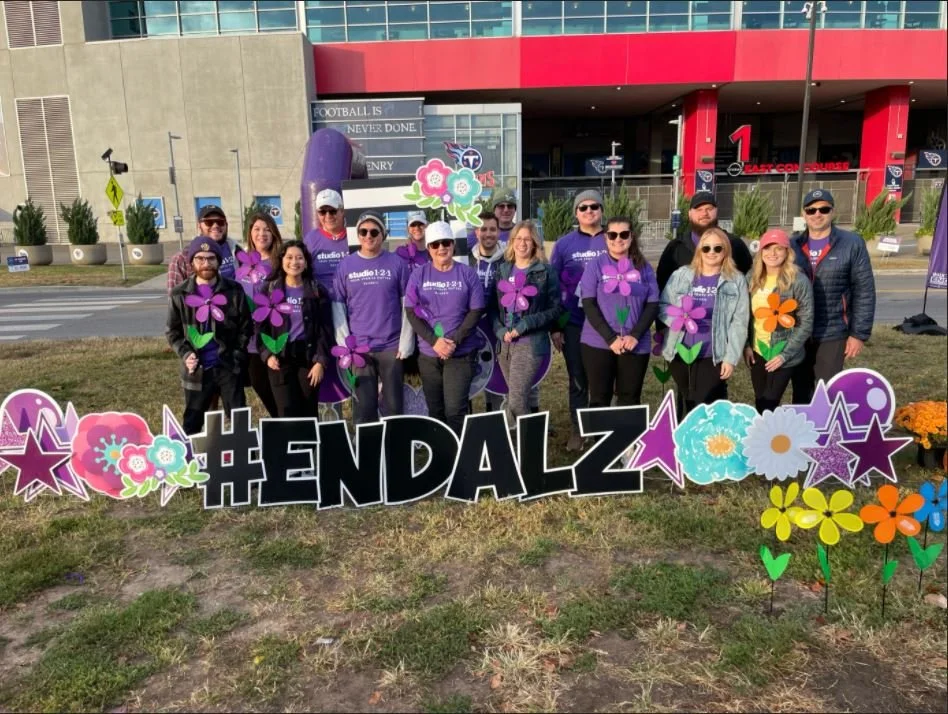 Nashville walk to end Alzheimer's team picture