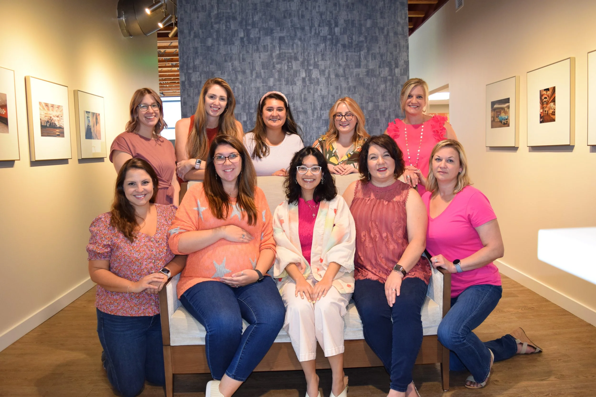 Studio 121 Breast Cancer Awareness Month team photo