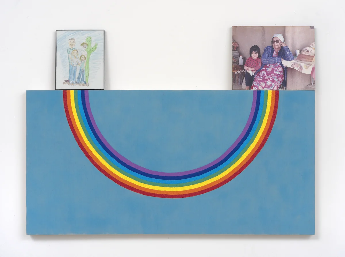 Border Crossing at Stucco Rainbow (Inverted)