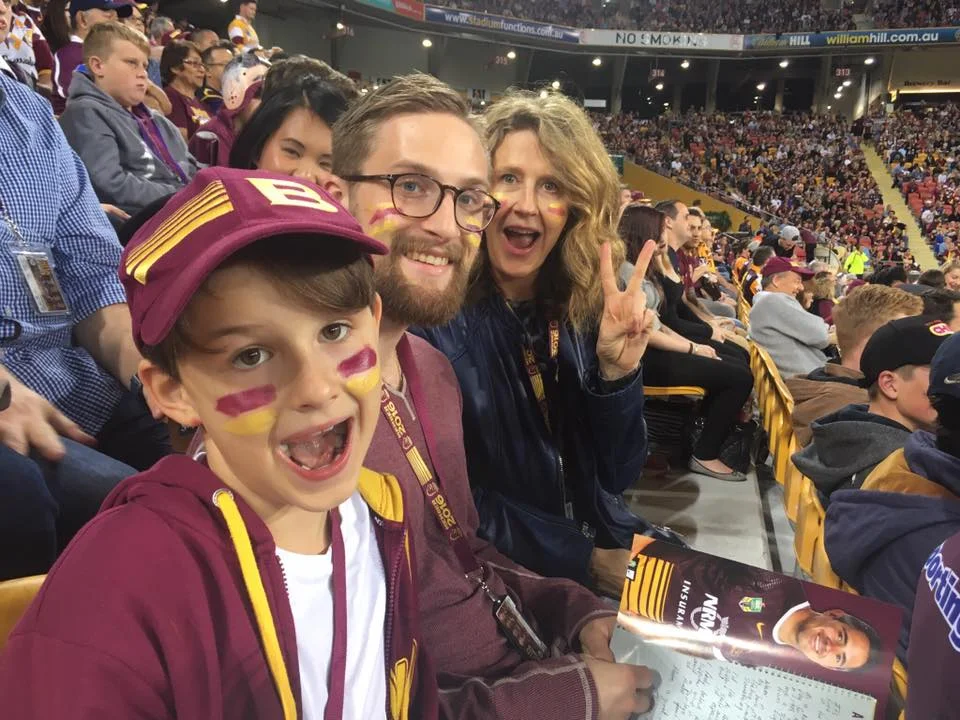 Suzie and Henry kindly invited justin and I to join them to cheer the broncos on. 