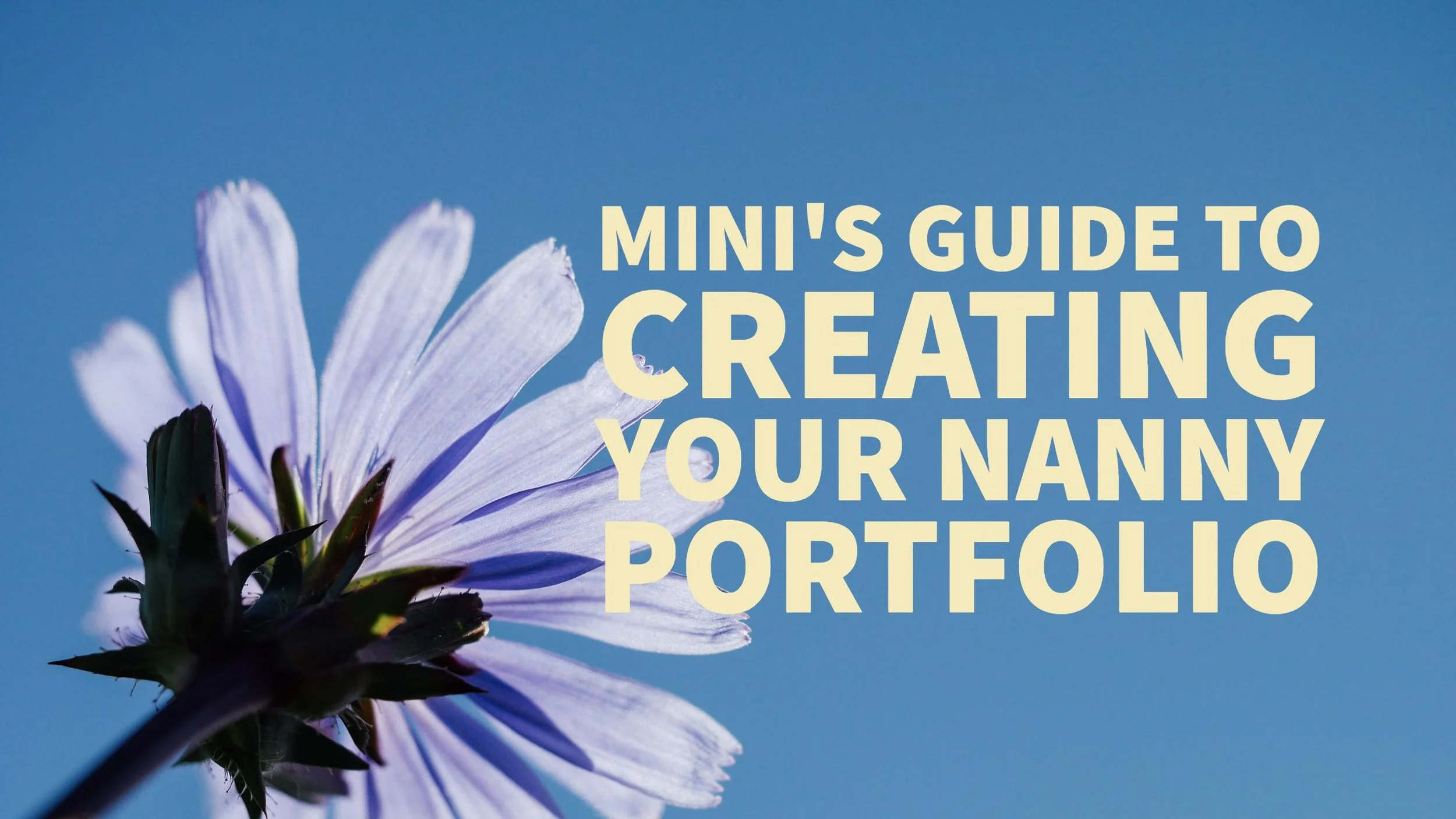 mini's guide to creating your professional nanny portfolio — Mini