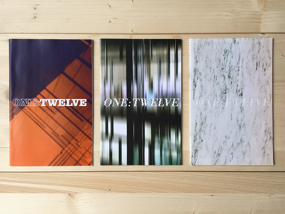 Greg Evans began One:Twelve at The Ohio State University Knowlton School of Architecture with Josh Kuhr. Graphic design was completed along with Samuel Ludwig. Karen Lewis was the Faculty Advisor of the journal at that time.