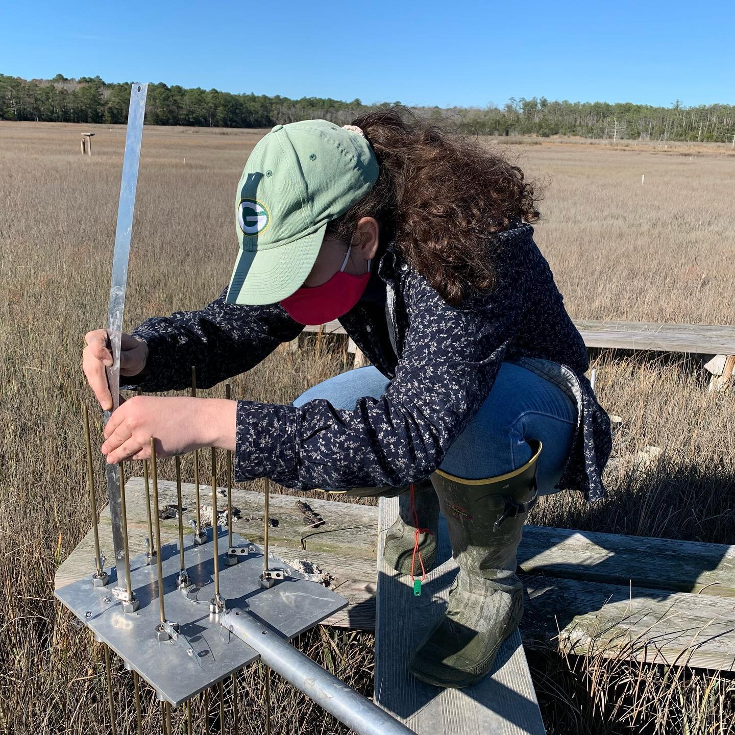 New Gedan Lab technician @rosiemohammadi - welcome to our world!! #vcrlter #marshtime