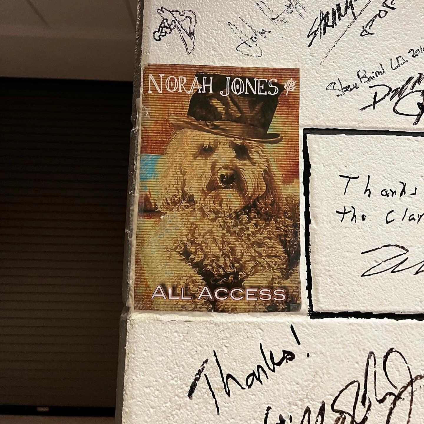 My 2010 all access tour pass featuring my man of the hour! ❤️ Found in a dressing room by @michaelleonhart