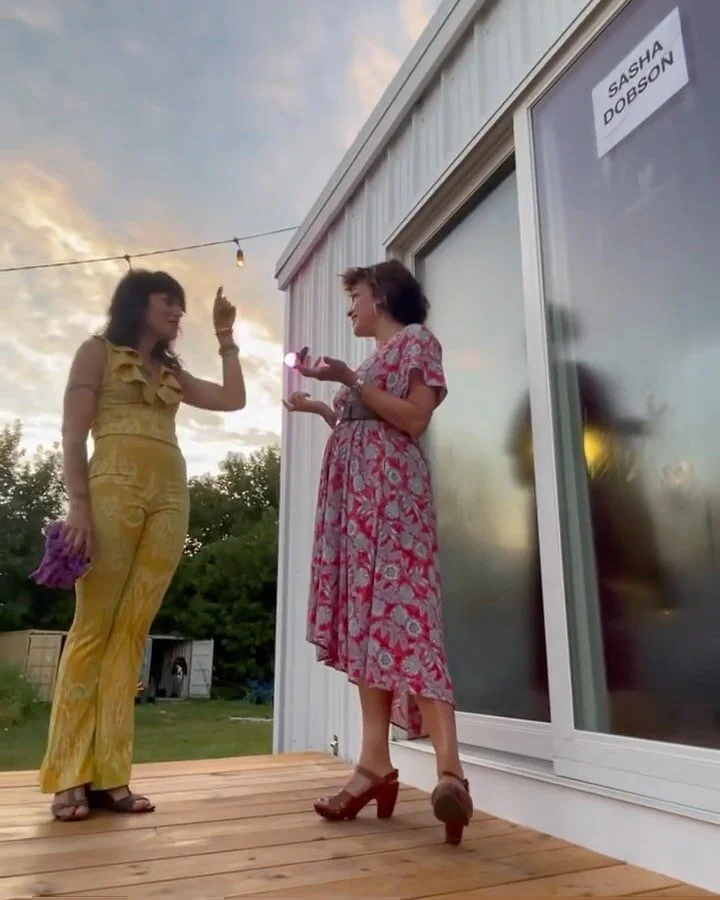 It&rsquo;s always a good day when I get to hang and sing with my sis, the amazing @sashadobson_. We had a blast in Vermont! I can&rsquo;t believe there&rsquo;s only 3 shows left on this tour, getting a little emotional here. 💜 Coming up next&hellip;