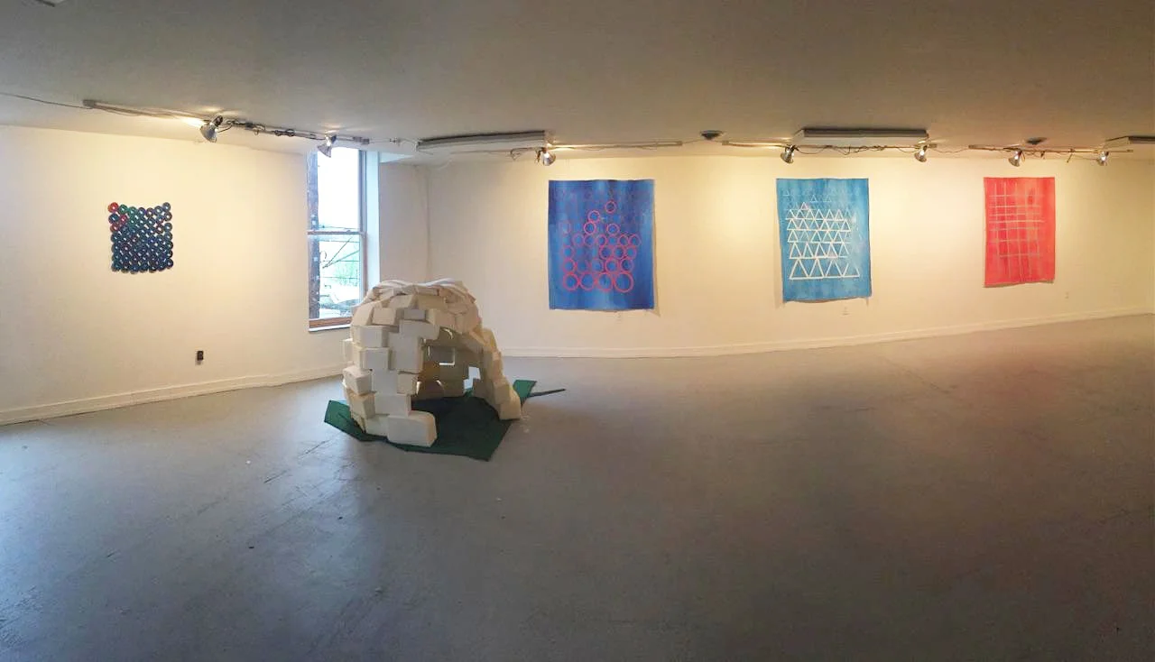 HOME: Install shot at Fluorescent Gallery, Knoxville TN