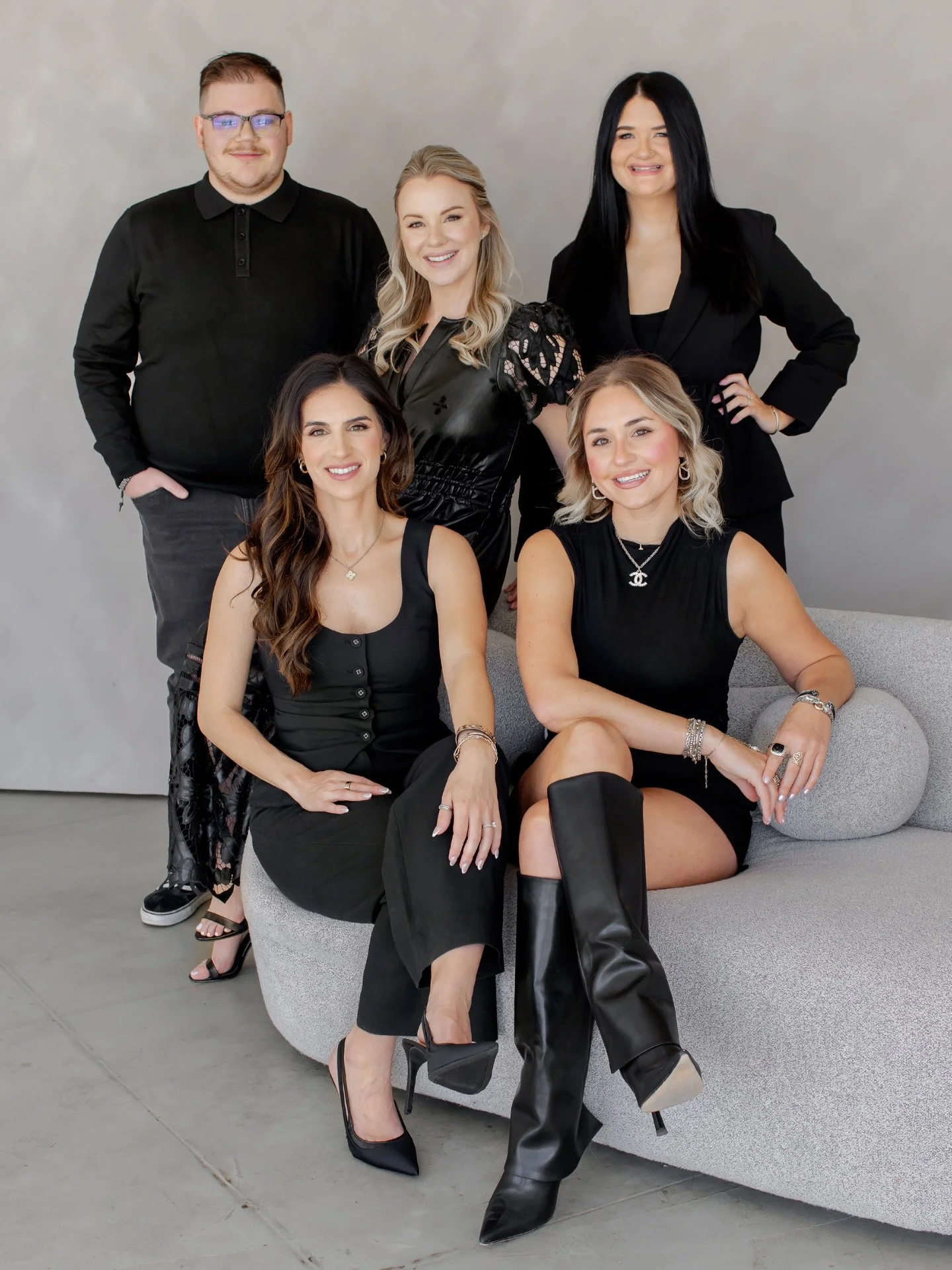 Classy and clean brand photos for the whole team @smalllotbottles.

These are the brains and hands behind this amazing business.✨✨✨