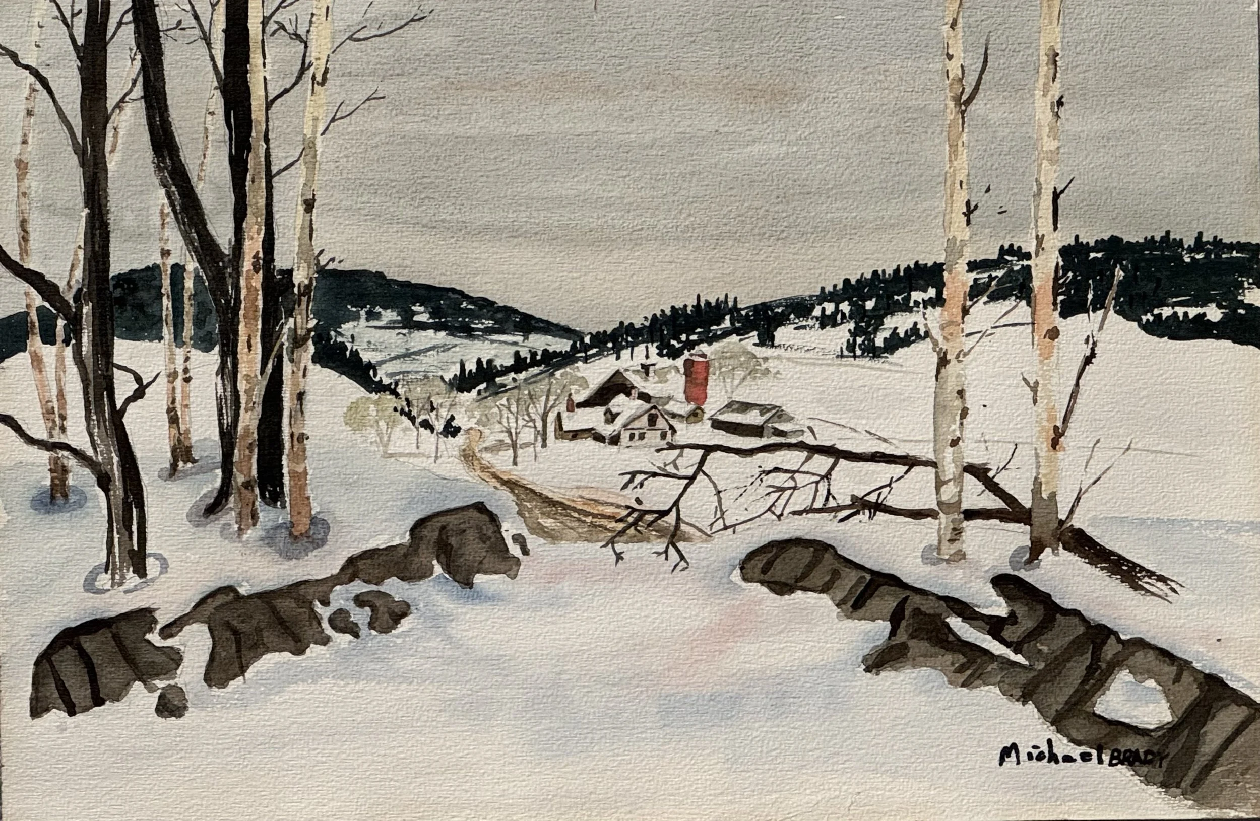 Winter in the Black Hills 12" x 18"