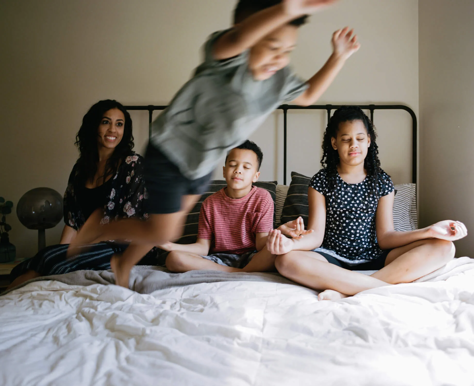 Meditation Single Mother Wild Boys