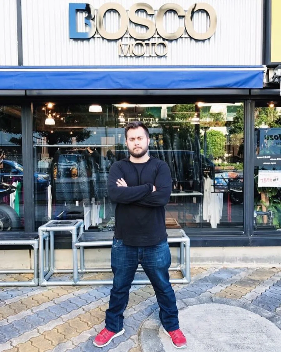 *A store he doesn't actually own in Japan
