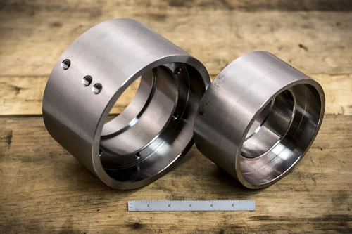 A machined part made at Emig Machine & Tool