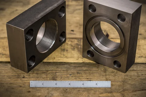 A machined part made at Emig Machine & Tool