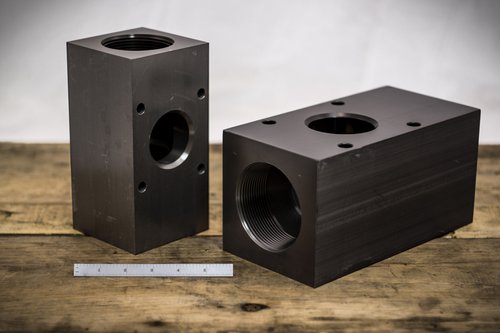 A machined part made at Emig Machine & Tool