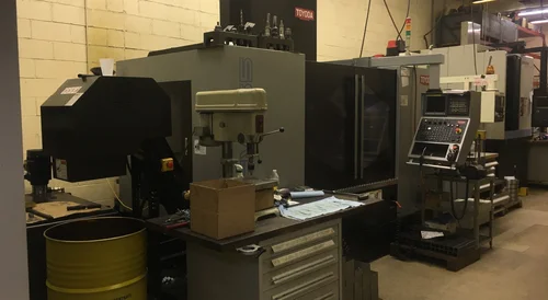 A machined part made at Emig Machine & Tool