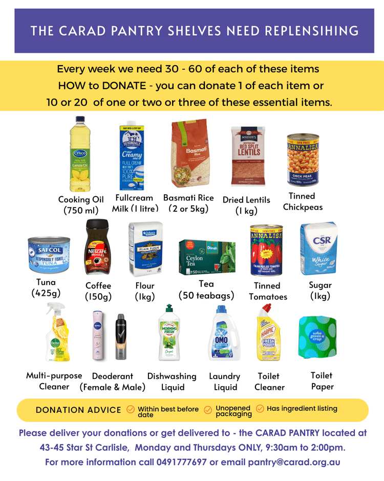 Carad's Pantry — CARAD