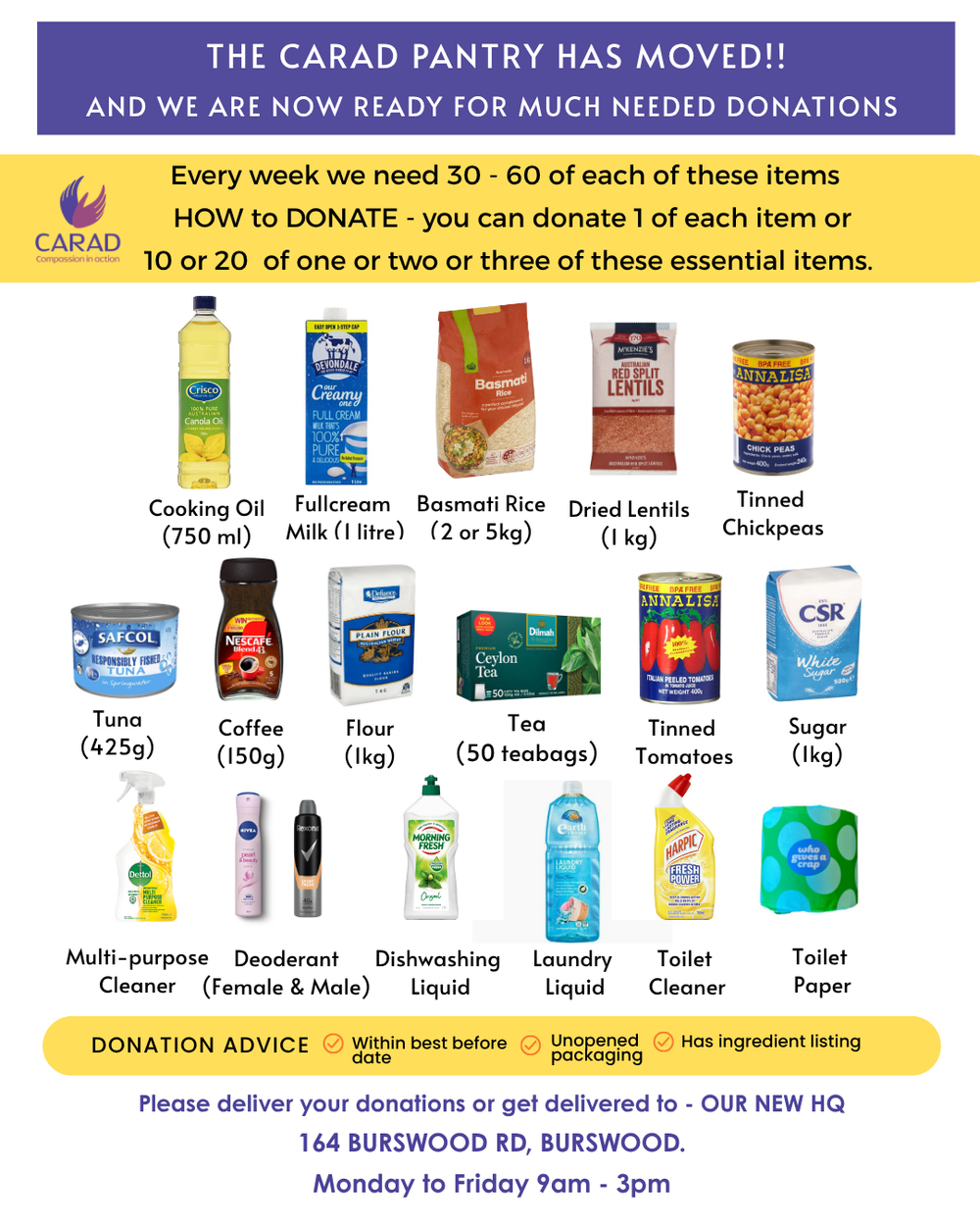 Carad's Pantry — CARAD