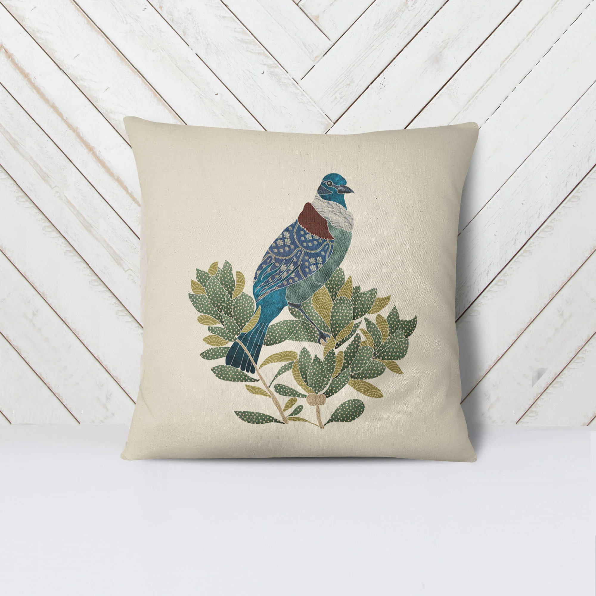 The-Royal-Tui-Bird-Illustration-Art-Print-Curiously-Creative-NZ-Cushion.jpg