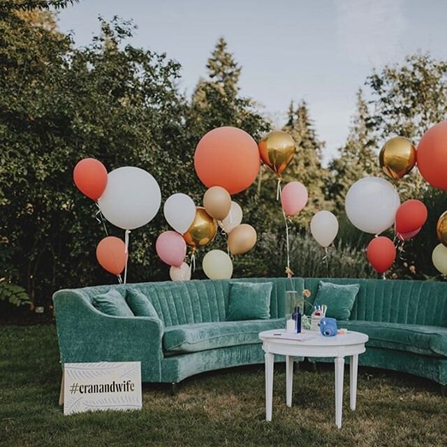 We hope everyone&rsquo;s chillin&rsquo; our maxin&rsquo; relaxin&rsquo; all cool this long weekend... kinda just like this dope lounge area we help put together at H+R&rsquo;s wedding last year