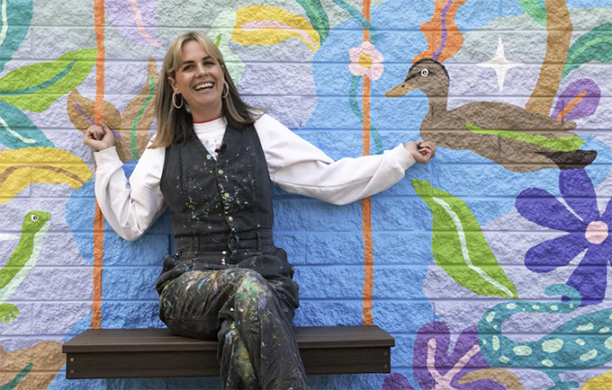 Moonee Valley City Council - Queens Park Pool Mural [Video]
