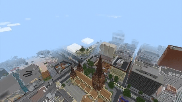 Mini Melbourne in MineCraft 