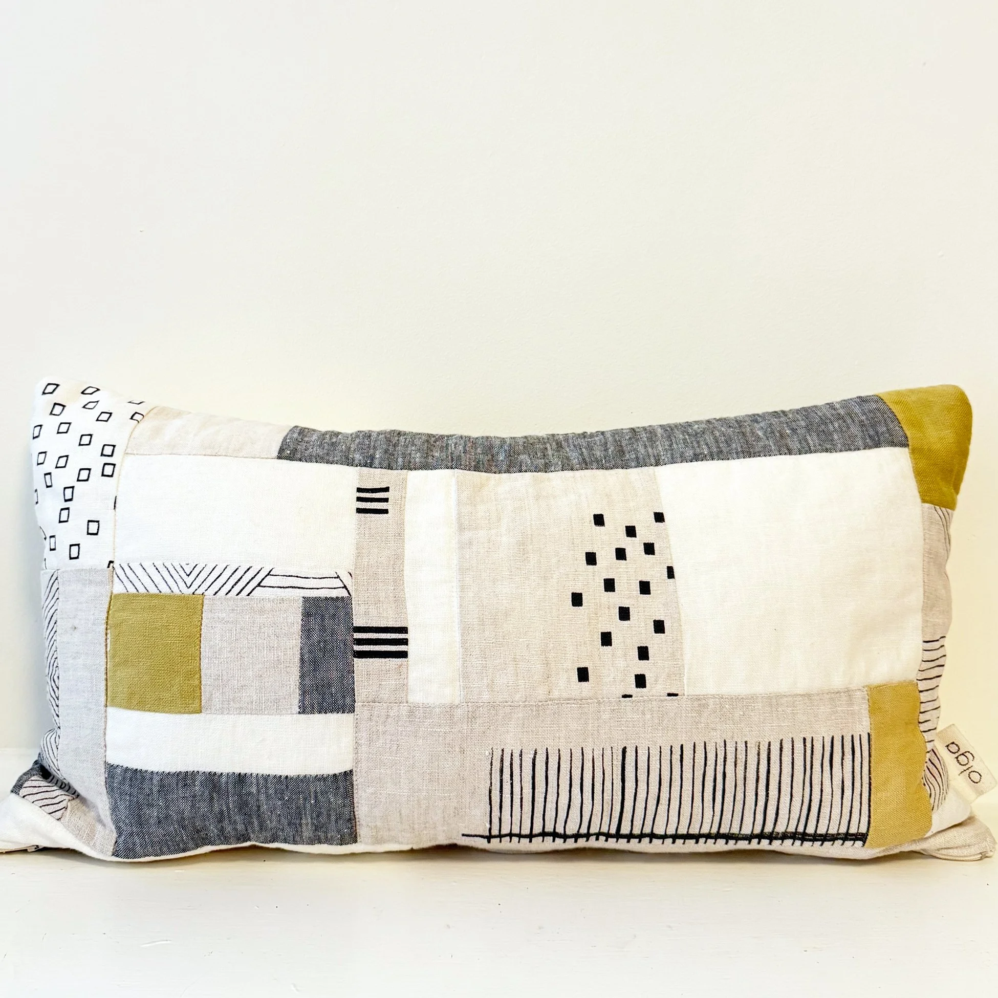 Wee Cushion/Quilted Keepers Neutral Linen Cushion