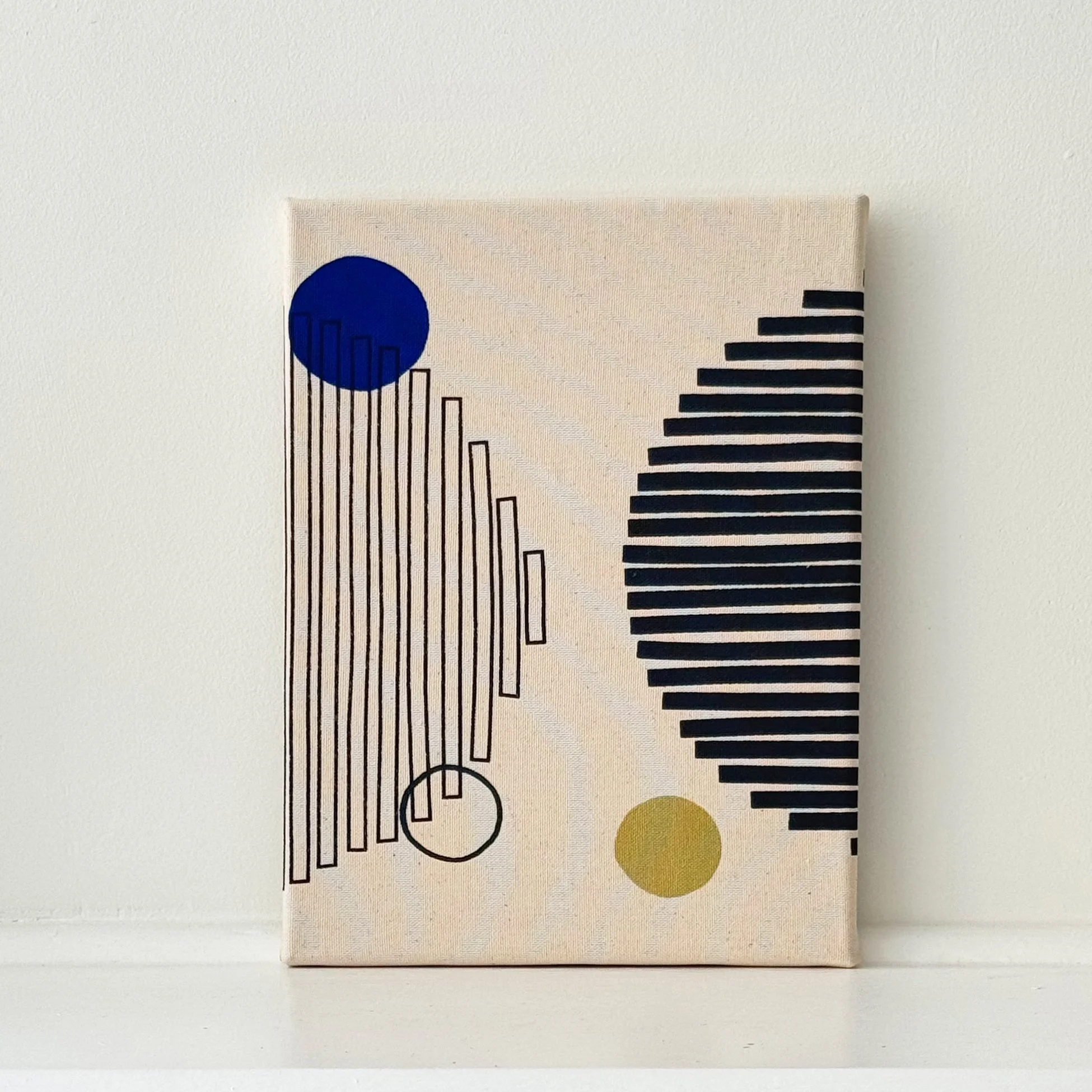 9x12_cosmo circles I w:blue and gold.jpg