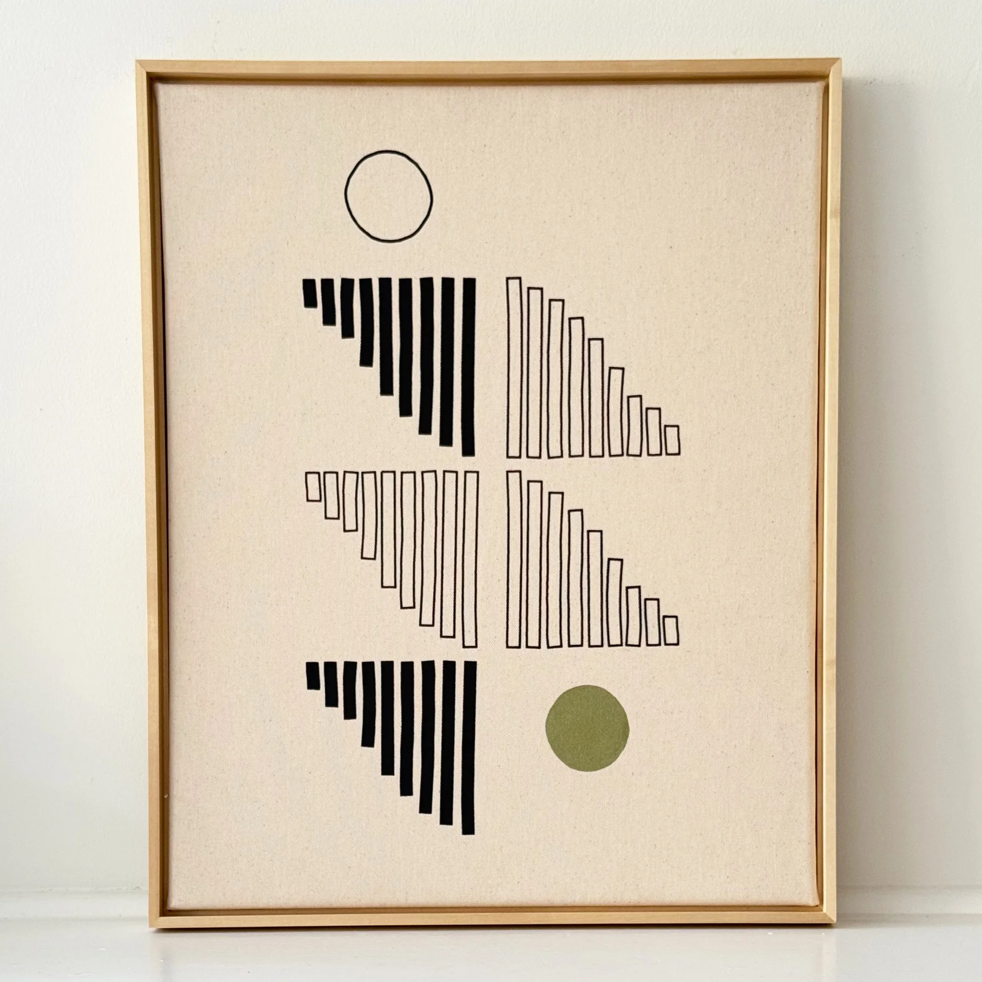 16x20_totem w:metallic olive framed.jpg