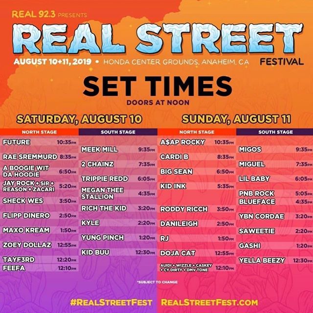 REAL STREET FEST THIS WEEKEND! 🔥🔥🔥 @asaprocky first performance since his release‼️ Do not miss this one ☝️ 🔋 Pre- order your portable battery in the link in bio
🔄 Unlimited exchanges at all our events
⚡️Re-chargeable at home
📲 iPhone, Android,