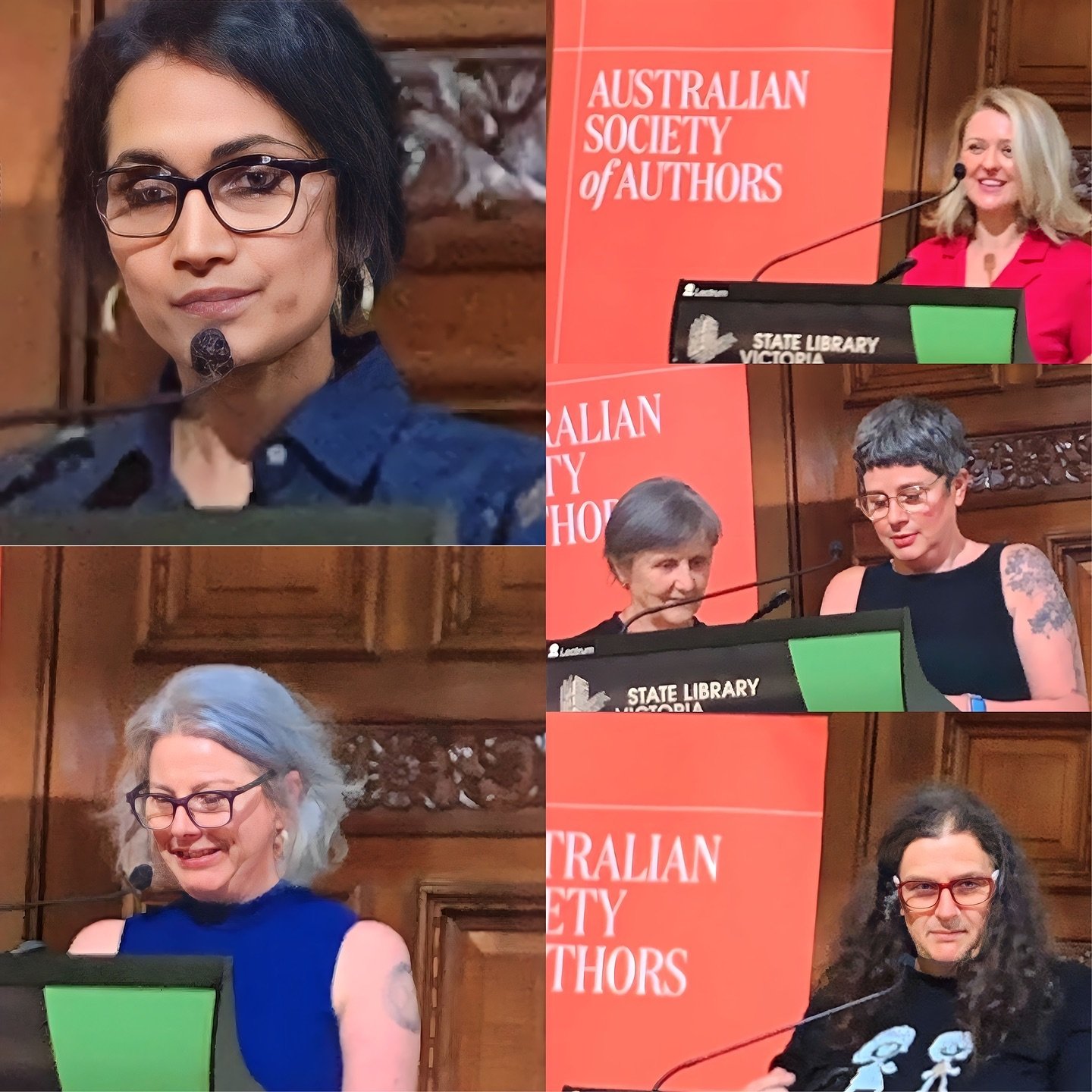 A brilliant night&rsquo;s cross pollination of ideas and a wonderful celebration of @asauthors 60 years of supporting Australian writers and illustrators with Claire G. Coleman reading 'am the road' | Helen Garner awarded 2023 ASA medal presented by 