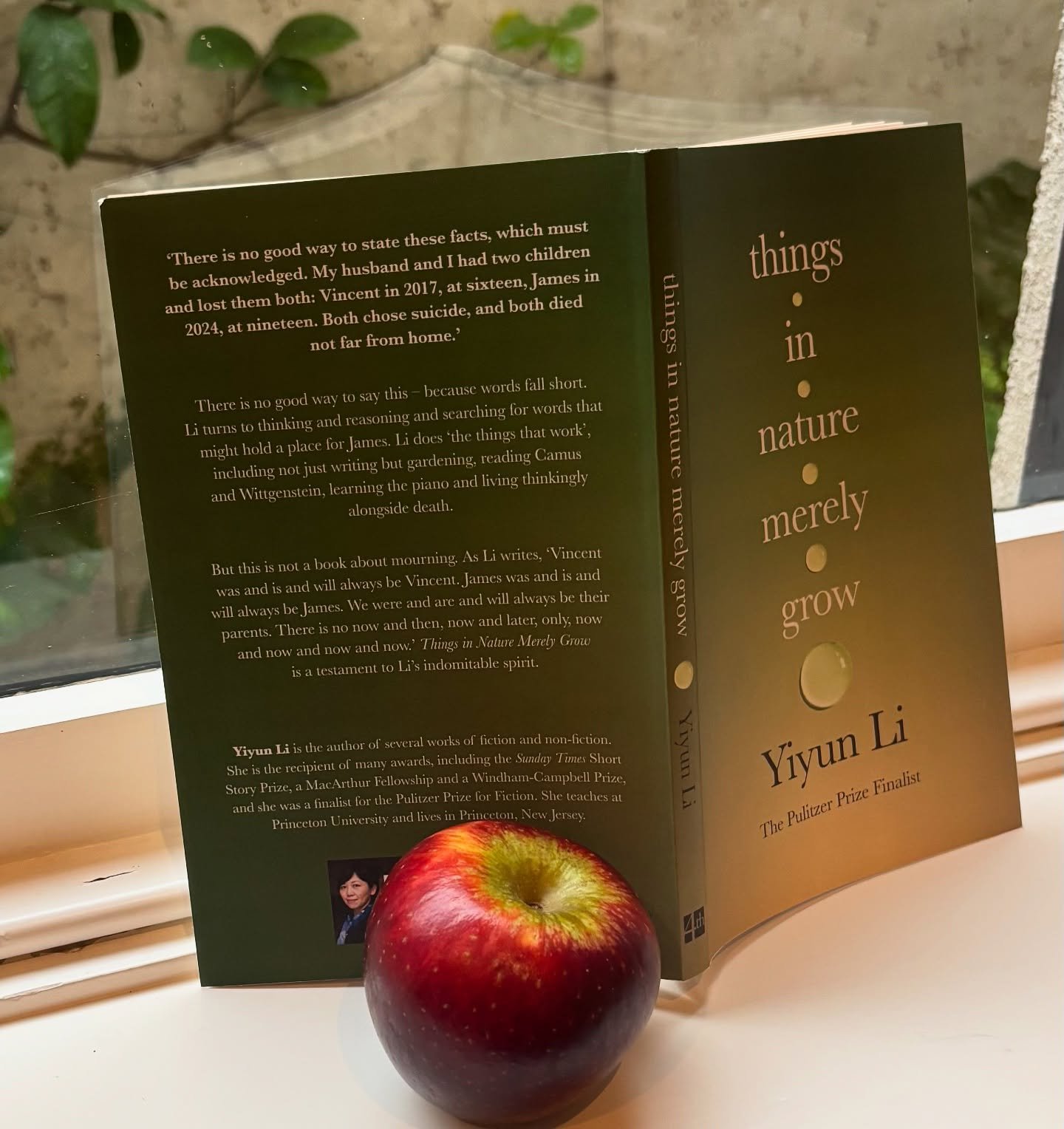 The precision and power in Yiyun Li&rsquo;s Things in Nature Merely Grow is breathtaking. As someone who has lived alongside the intimate knowledge of a sibling&rsquo;s suicide for decades&mdash;here, finally, is honesty and wisdom that goes beyond w