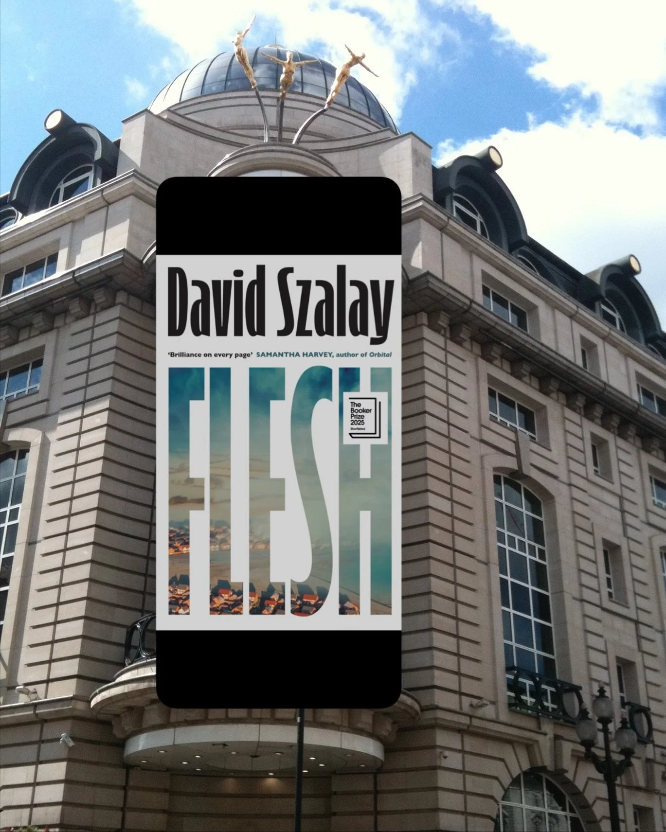 Here are startling episodes with narrative gaps that serve as imaginative hinges.
FLESH builds by accumulation. 
It is a book of scant inner life, mostly telling with not much showing&mdash;so it upends that writing-school rule too&mdash;but what is 