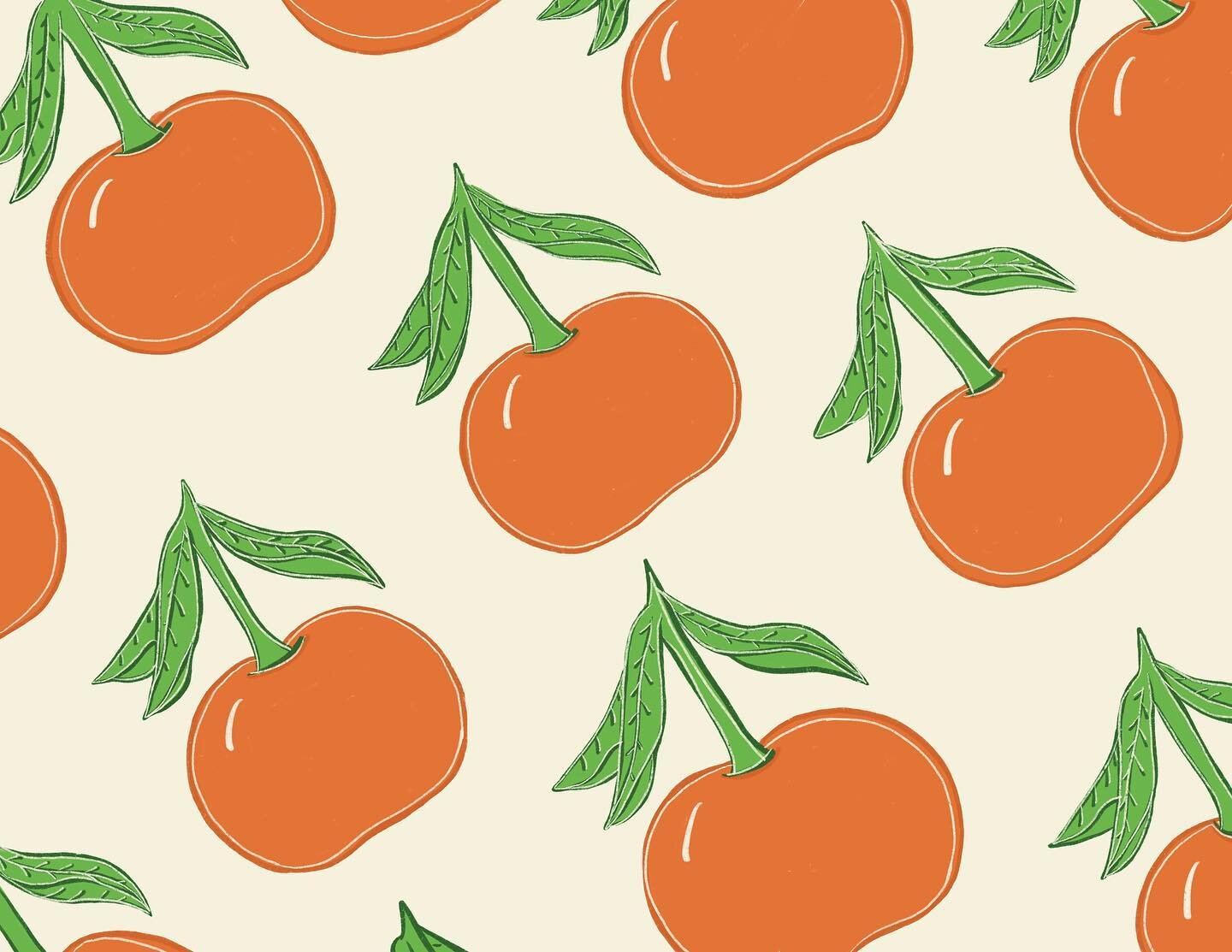 Whats your favorite summer fruit? Another fruit print, swipe for a time lapse 🍊#spiritual #fruitsbasket #fruit #print #pattern #patterndesign #cute #illustration #illustrator #latina #dacadreamers #shop #shoplocal #boston #newyork #smallbusinessowne